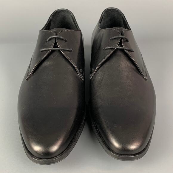 PAUL SMITH Size 7 Black Leather Lace Up Shoes main image 5